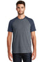 New Era Heritage BlendVarsity Tee. NEA107-T-shirts-True Navy/ True Navy Twist-4XL-JadeMoghul Inc.