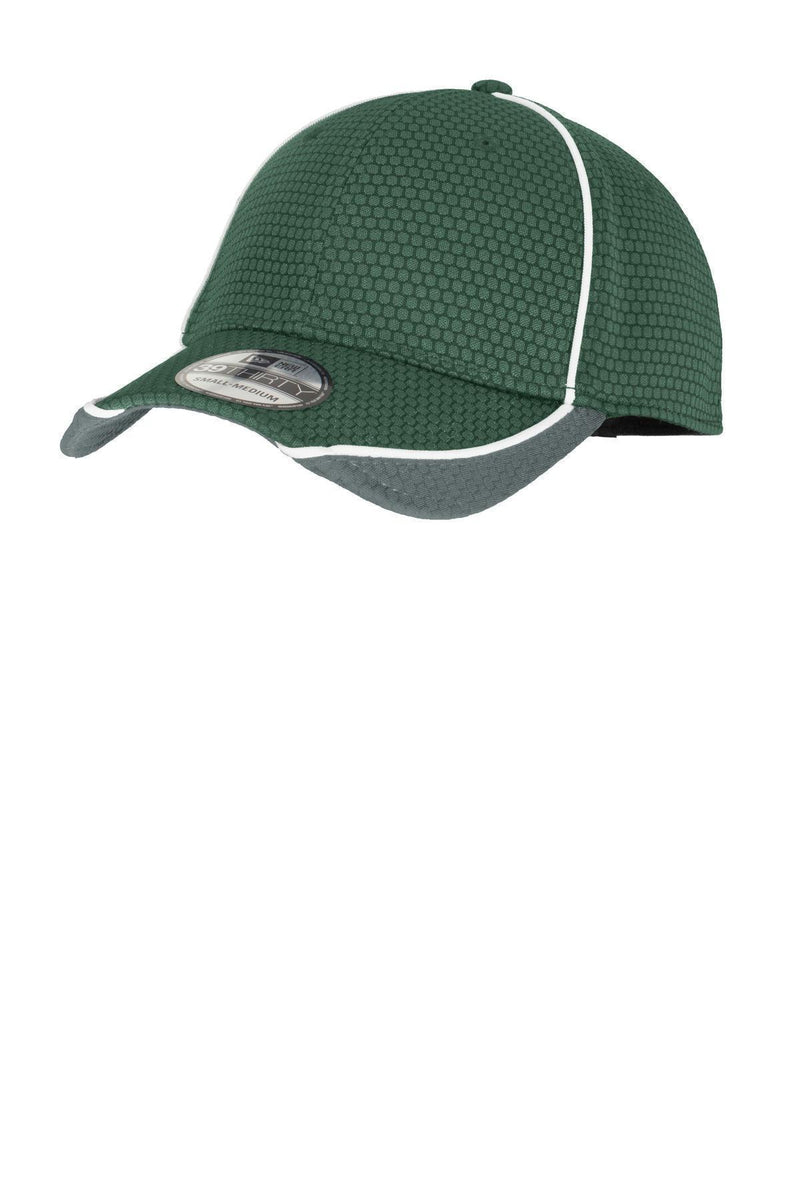 New Era Hex MeshCap. NE1070-Caps-Forest Green/ Graphite/ White-L/XL-JadeMoghul Inc.