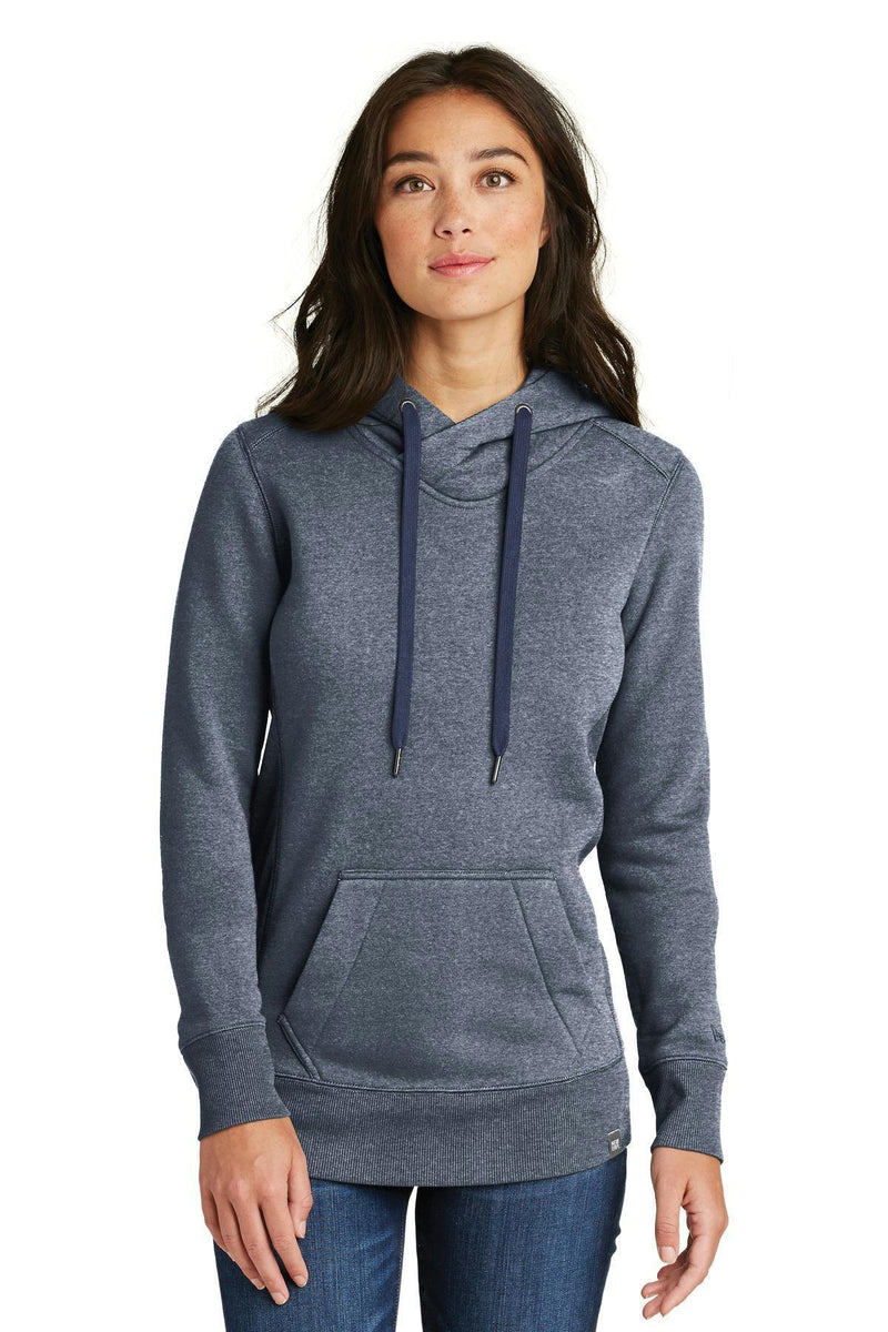 New Era Ladies French Terry Pullover Hoodie. LNEA500-Ladies-True Navy Twist-4XL-JadeMoghul Inc.