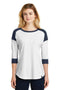 New Era Ladies Heritage Blend3/4-Sleeve Baseball Raglan Tee. LNEA104-T-shirts-True Navy/ White-4XL-JadeMoghul Inc.