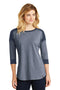 New Era Ladies Heritage Blend3/4-Sleeve Baseball Raglan Tee. LNEA104-T-shirts-True Navy/True Navy Twist-4XL-JadeMoghul Inc.