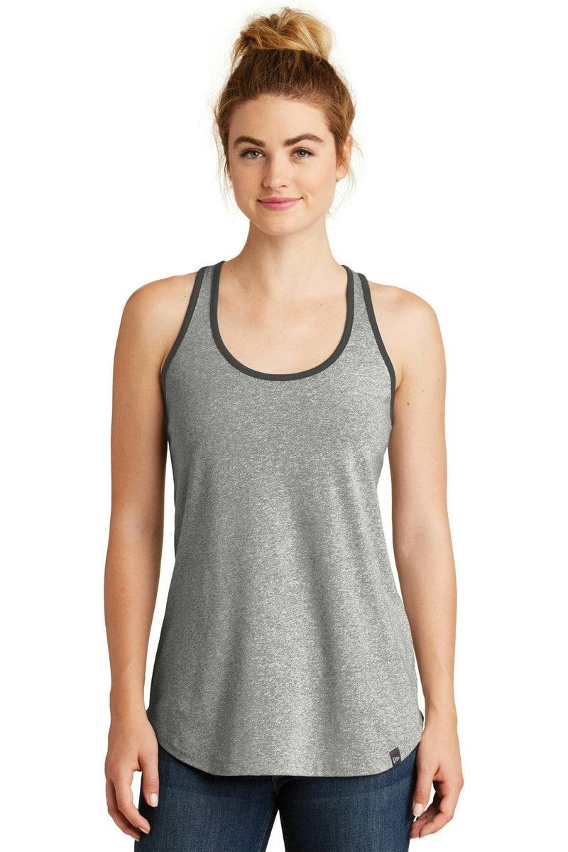 New Era Ladies Heritage BlendRacerback Tank. LNEA105-T-shirts-Light Graphite Twist/ Graphite-4XL-JadeMoghul Inc.