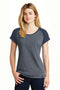 New Era Ladies Heritage BlendVarsity Tee. LNEA107-T-shirts-True Navy/ True Navy Twist-4XL-JadeMoghul Inc.