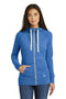 New Era Ladies Sueded Cotton Full-Zip Hoodie. LNEA122-T-shirts-Royal Heather-4XL-JadeMoghul Inc.