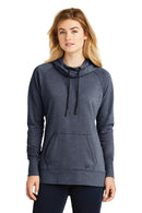 New Era Ladies Tri-BlendFleece Pullover Hoodie. LNEA510-Ladies-True Navy Heather-4XL-JadeMoghul Inc.