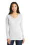 New Era Ladies Tri-BlendPerformance Pullover Hoodie Tee. LNEA131-T-shirts-White Solid-4XL-JadeMoghul Inc.