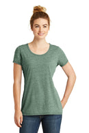 New Era Ladies Tri-BlendPerformance Scoop Tee. LNEA130-Ladies-Dark Green-4XL-JadeMoghul Inc.