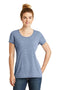 New Era Ladies Tri-BlendPerformance Scoop Tee. LNEA130-Ladies-True Navy-4XL-JadeMoghul Inc.