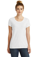 New Era Ladies Tri-BlendPerformance Scoop Tee. LNEA130-Ladies-White Solid-4XL-JadeMoghul Inc.