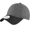 New Era Melton Wool Heather Cap. NE206-Caps-Graphite Heather/ Black-OSFA-JadeMoghul Inc.