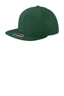 New Era Original Fit Diamond Era Flat Bill Snapback Cap. NE404-Caps-Dark Green-OSFA-JadeMoghul Inc.