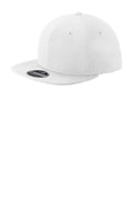 New Era Original Fit Diamond Era Flat Bill Snapback Cap. NE404-Caps-White-OSFA-JadeMoghul Inc.