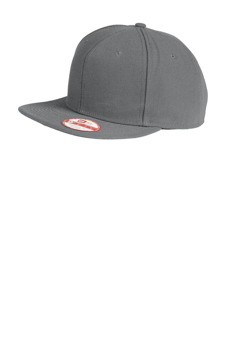 New Era Original Fit Flat Bill Snapback Cap. NE402-Caps-Graphite-OSFA-JadeMoghul Inc.