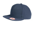 New Era Original Fit Flat Bill Snapback Cap. NE402-Caps-League Navy-OSFA-JadeMoghul Inc.