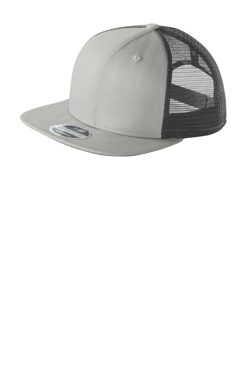 New Era Original Fit Snapback Trucker Cap. NE403-Caps-Grey/ Graphite-OSFA-JadeMoghul Inc.