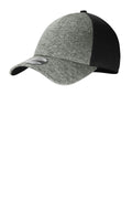 New Era Shadow Stretch MeshCap. NE702-Caps-Black/ Shadow Heather-L/XL-JadeMoghul Inc.