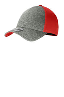 New Era Shadow Stretch MeshCap. NE702-Caps-Scarlet Red/ Shadow Heather-L/XL-JadeMoghul Inc.