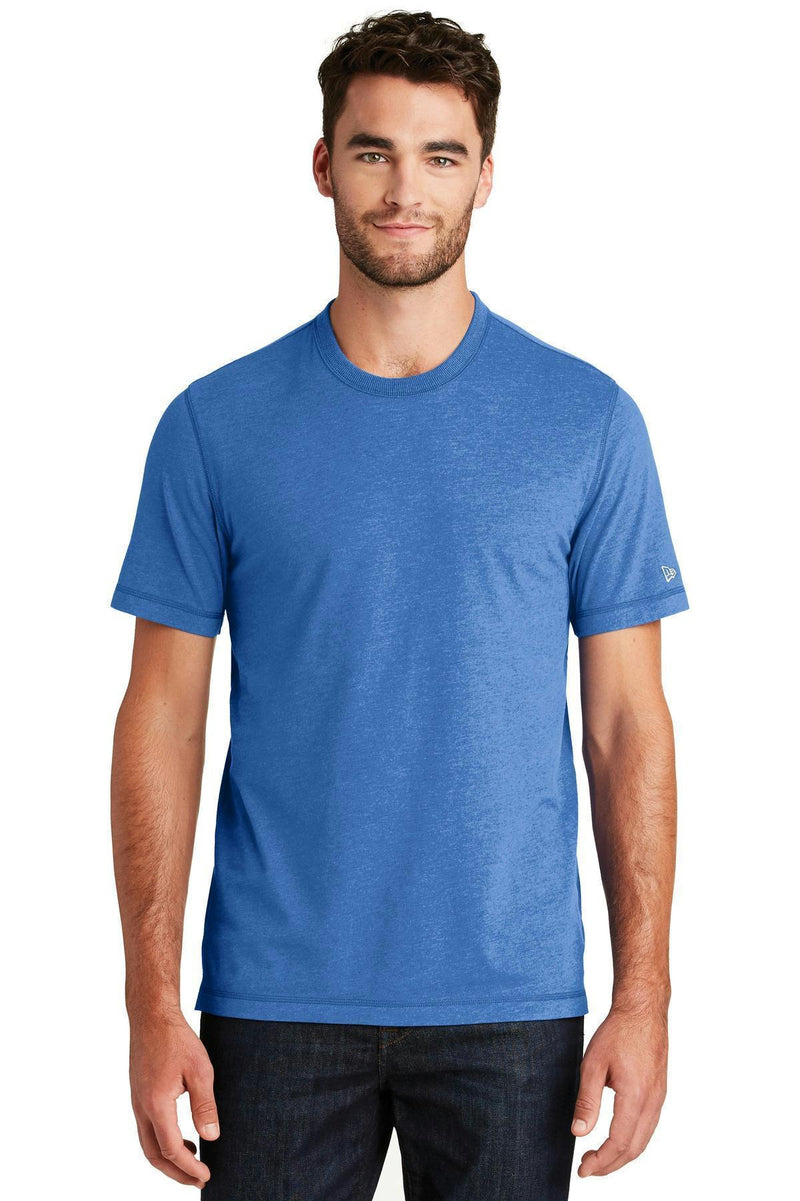 New Era Sueded Cotton Crew Tee. NEA120-T-shirts-Royal Heather-4XL-JadeMoghul Inc.