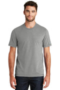 New Era Sueded Cotton Crew Tee. NEA120-T-shirts-Shadow Grey heather-4XL-JadeMoghul Inc.