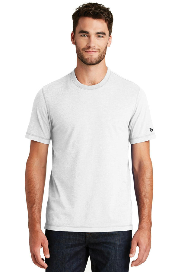 New Era Sueded Cotton Crew Tee. NEA120-T-shirts-White-4XL-JadeMoghul Inc.