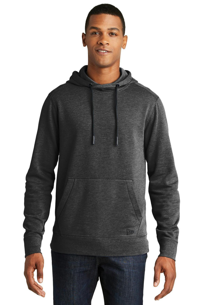 New Era Tri-BlendFleece Pullover Hoodie. NEA510-Sweatshirts/Fleece-Black Heather-4XL-JadeMoghul Inc.