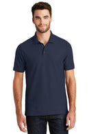 New Era Venue Home Plate Polo. NEA300-Polos/knits-True Navy-4XL-JadeMoghul Inc.