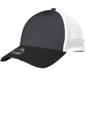 New Era Vintage MeshCap. NE1080-Caps-Black/ Graphite/ White-L/XL-JadeMoghul Inc.