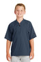 New Era Youth Cage Short Sleeve 1/4-Zip Jacket. YNEA600-Youth-True Navy-XL-JadeMoghul Inc.