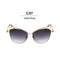 New Fashion Cat Eye luxury Sunglasses 2017 Women Brand Designer Twin-Beam Mirror Men Sun Glasses Vintage Female oculos de sol-gold gray-JadeMoghul Inc.