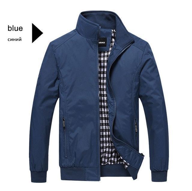 New Fashion Men Casual Loose Sportswear Jacket-blue-M-JadeMoghul Inc.