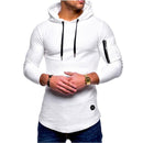 New Fashion Men Hoodie - Hooded Sling Sweatshirt-white-XL-JadeMoghul Inc.