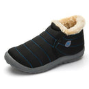 New Fashion Men Winter Shoes / Solid Color Snow Boots-Black blue-11-JadeMoghul Inc.