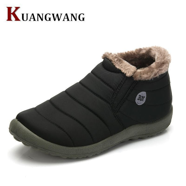 New Fashion Men Winter Shoes / Solid Color Snow Boots-Red-11-JadeMoghul Inc.