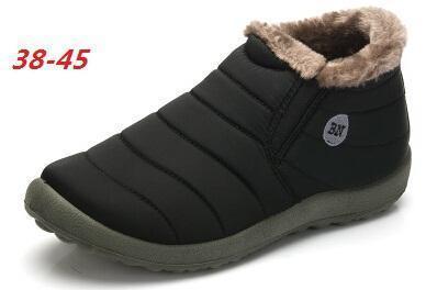 New Fashion Men Winter Shoes / Solid Snow Boots-black-5-JadeMoghul Inc.