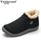 New Fashion Men Winter Shoes / Solid Snow Boots-black blue-5-JadeMoghul Inc.