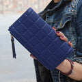 New Fashion Stereoscopic Square Women Wallets Embossed Wallet Female Clutch Double Zipper Purses Carteira Feminia Gift
