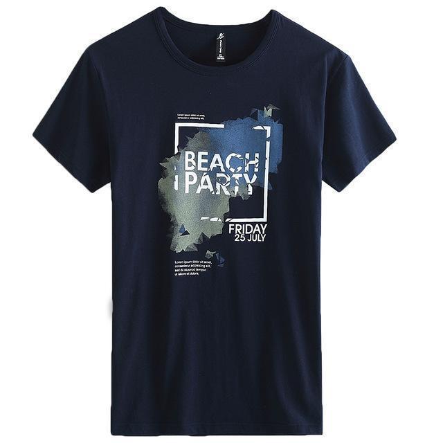 New Fashion T-Shirt / Comfortable Male T-Shirt-ADT702079 Navy blue-XL-JadeMoghul Inc.