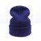New Fashion Winter Hat Women Man Hat Skullies Beanies Unisex Warm Hat Knitted Cap Hats For Men Beanies Simple Warm Cap Soft Cap-G Navy-JadeMoghul Inc.