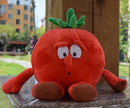 New Fruits Vegetables cauliflower Mushroom blueberry Starwberry 9" Soft Plush Doll Toy-Tomato-JadeMoghul Inc.