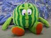 New Fruits Vegetables cauliflower Mushroom blueberry Starwberry 9" Soft Plush Doll Toy-watermelon-JadeMoghul Inc.