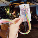 New Girls Colorful Wig Laser Tinsel Hair Party Princess Hair Clips for Girls Kids Cosplay Headdress Hair Accessories Headwear AExp