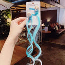 New Girls Colorful Wig Laser Tinsel Hair Party Princess Hair Clips for Girls Kids Cosplay Headdress Hair Accessories Headwear AExp