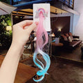 New Girls Colorful Wig Laser Tinsel Hair Party Princess Hair Clips for Girls Kids Cosplay Headdress Hair Accessories Headwear AExp