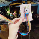 New Girls Colorful Wig Laser Tinsel Hair Party Princess Hair Clips for Girls Kids Cosplay Headdress Hair Accessories Headwear AExp