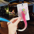 New Girls Colorful Wig Laser Tinsel Hair Party Princess Hair Clips for Girls Kids Cosplay Headdress Hair Accessories Headwear AExp