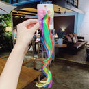 New Girls Colorful Wig Laser Tinsel Hair Party Princess Hair Clips for Girls Kids Cosplay Headdress Hair Accessories Headwear JadeMoghul Inc. 