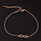 New Gold Silver color CZ Infinity Bracelet for Women Jewelry Pulseira Masculina Friendship Bracelets bijoux Inlay Crystal 8391 AExp