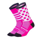 New High Quality Professional Cycling Socks - Unisex Road Bicycle Socks-Rose Black DH13-L (EU 40 to 45)-JadeMoghul Inc.