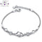 New High Quality Real 925 Pure Silver AAA Grade White Crystal Chain & Link Bracelet For Women Lovers Gifts-Real 925 Silver-White-JadeMoghul Inc.