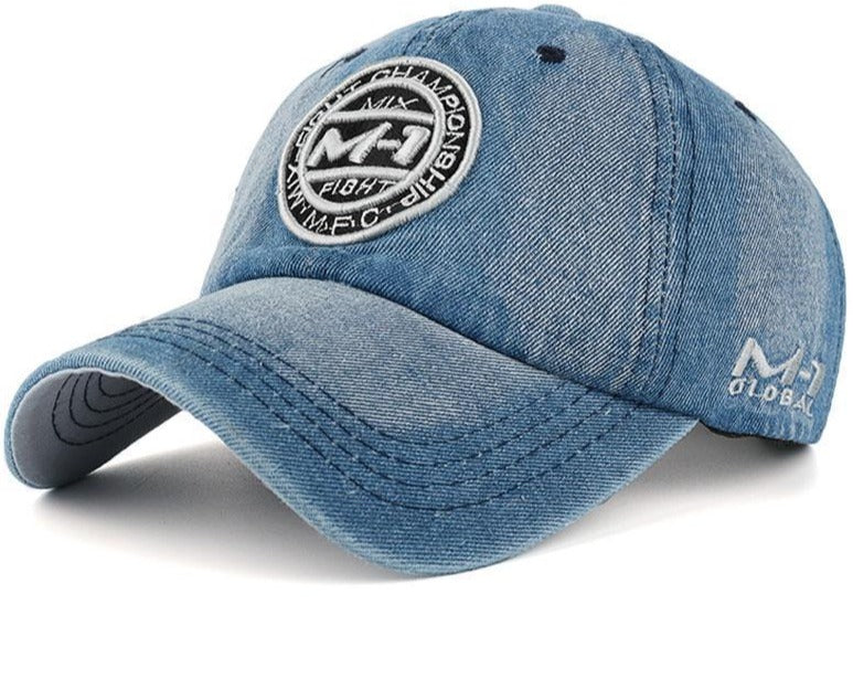 New High Quality Snapback Cap / Denim Baseball Cap-Blue-JadeMoghul Inc.